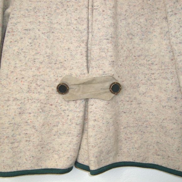 Kitz-Pichler BOHO Wool Leather Suede  Embroidered Braided Trim Jacket Size 14 - Picture 13 of 15